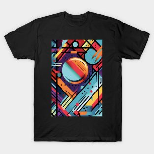 Abstract Graffiti Canvas T-Shirt